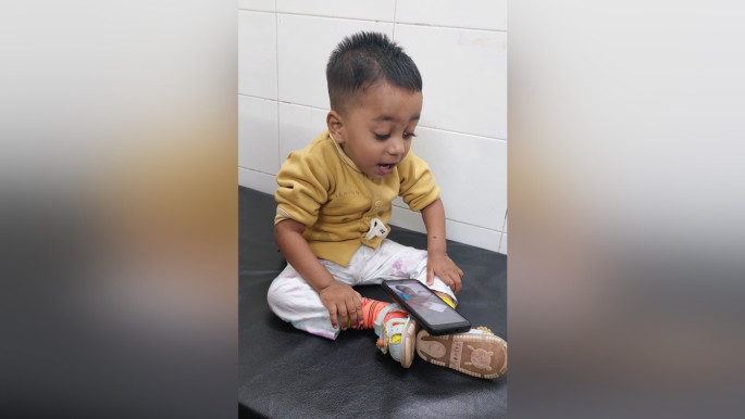 A month after gene therapy, Raihan can now move, sit up and talk
